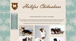 Desktop Screenshot of halifax-chihuahuas.de